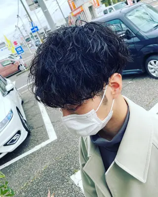 ミディアム パーマ メンズ パーマが得意な【最高 悠斗】のヘアスタイル