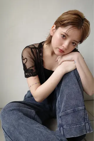 ショート 山田 綾乃/メンズカットのヘアスタイル