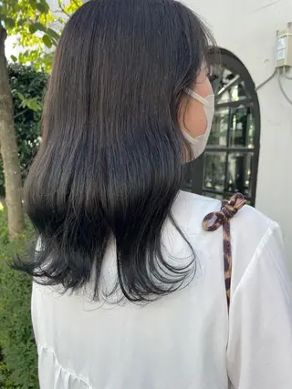 ミディアム カラー SALOWIN下北沢所属・hazuki 🌝のヘアスタイル