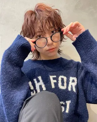 ショート カラー パーマ 💎wakaba💎 モデル募集中のヘアスタイル