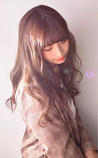 ロング カラー Utata  literie所属・🌷小野田 睦🌷のヘアスタイル