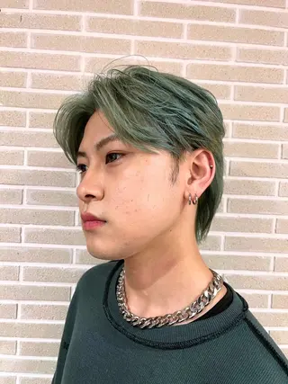 ショート カラー メンズ L’Aube ami所属・佐野 拓海のヘアスタイル