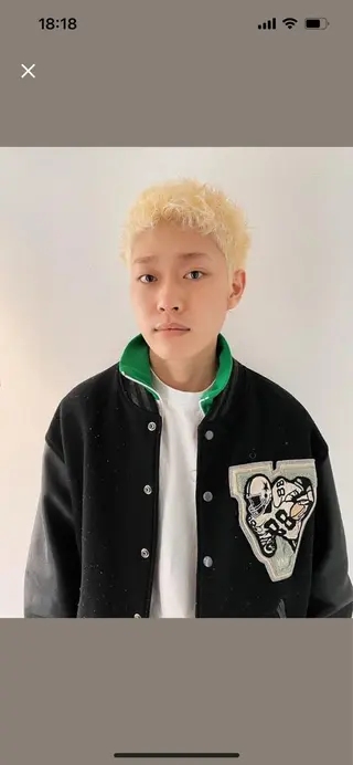 ショート カラー メンズ 藤澤 春菜  /  ACAのヘアスタイル