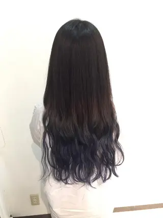 ロング 永井 悠大のヘアスタイル