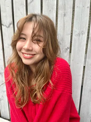 ロング カラー レイヤーカット×艶髪 /Ayanaのヘアスタイル