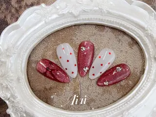 ネイル ネイルサロンAiri 長さ出し·シンプルのネイルデザイン