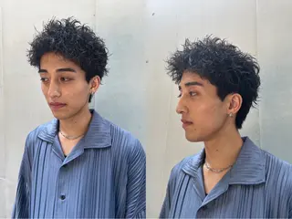 パーマ メンズ メンズカット松戸/韓 国/メンズパーマ航太のヘアスタイル