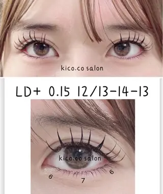 マツエク・マツパ kico.co salonヒマリのマツエク・マツパデザイン