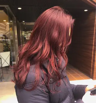 ロング カラー ハピネスクローバー学園前所属・✨ミニモ指名奈良1位 ✨濱崎のヘアスタイル