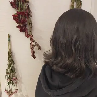 ミディアム 田中 瑞妃のヘアスタイル