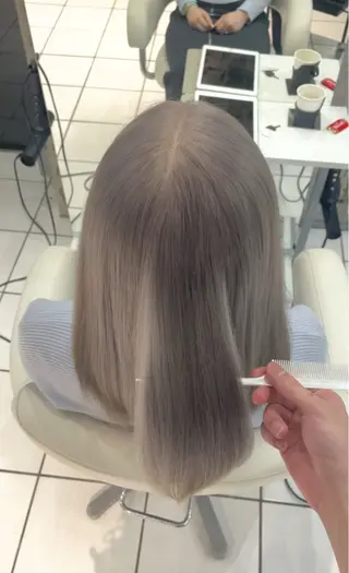 セミロング SYU/表参道 /艶カラー/縮毛矯正のヘアスタイル