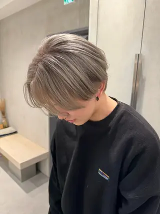 カラー メンズ ナカバチ ユイ🌼 Rizm greenのヘアスタイル