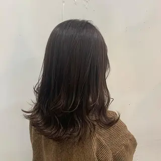 セミロング まろやかカラー🤎 みなとまほのヘアスタイル