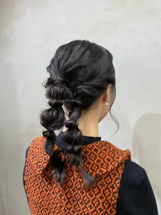 ヘアアレンジ 🌷 hazuki🌷のマツエク・マツパデザイン