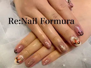 ミディアム Re:Nail Formula所属・kido chieのネイルデザイン