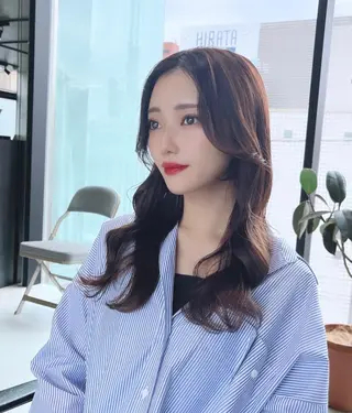 セミロング 🌫️大人韓国ヘア 🌫️naoyaのヘアスタイル