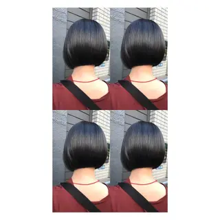 ショート カラー 店長✨レイヤー✖️ 髪質改善✖️韓国ヘアのヘアスタイル