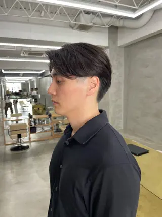 メンズ メンズカット パーマ[佐橋]のヘアスタイル