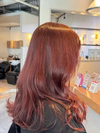 セミロング はしもと じんのヘアスタイル