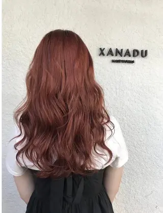 ロング カラー たなか ゆうなのヘアスタイル
