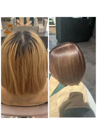 ショート カラー 伊藤 つばさのヘアスタイル