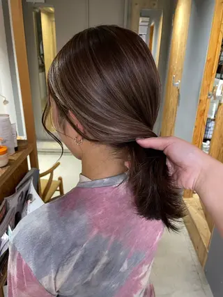 ミディアム カラー noa ☪︎のヘアスタイル