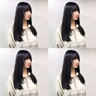 ロング カラー 透明感カラー❄️要 半個室×マンツーマンのヘアスタイル