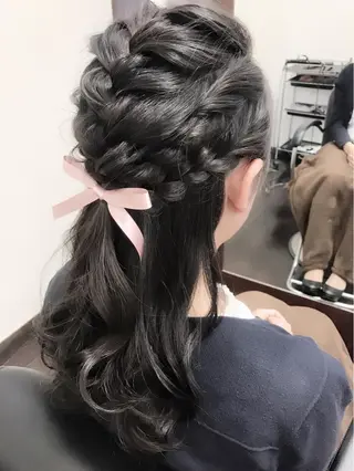 ロング ヘアアレンジ 沢田 瞳のヘアスタイル