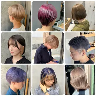 カラー kice所属・小谷野 翔夢偉のヘアスタイル