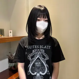 ミディアム グレージュ🐰透明感 カラー🫧akihoのヘアスタイル