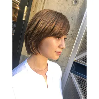 ショート カラー センスをお届けします 大谷将生INFPのヘアスタイル