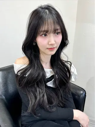 ロング レイヤー/韓国風 三好悠生のヘアスタイル