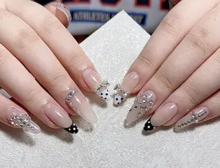 ネイル By moonネイル 🌷ワンホン/韓国風のネイルデザイン