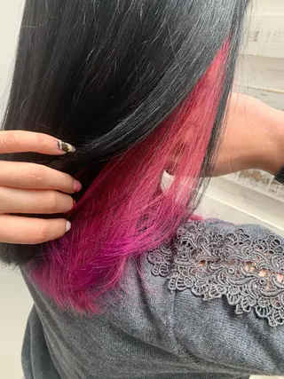 ミディアム カラー ヘアアレンジ 指名支持率NO.1 スタイリストのヘアスタイル