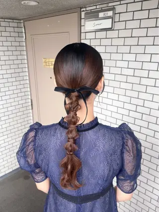 ヘアアレンジ 垢抜けヘアメイク🫧 JURI🪽のヘアスタイル