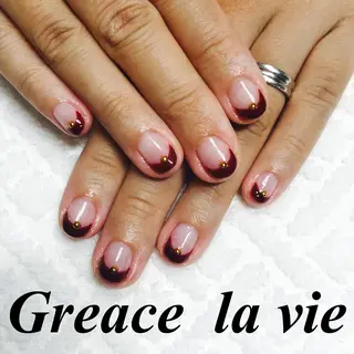 ショート カラー パーマ ヘアアレンジ キッズ ネイル マツエク・マツパ Greace la vie所属・Greace  la vieのネイルデザイン