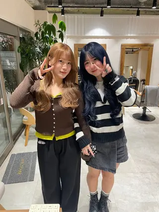 ロング カラー 🎀カラー ✨横浜／トレンドのヘアスタイル