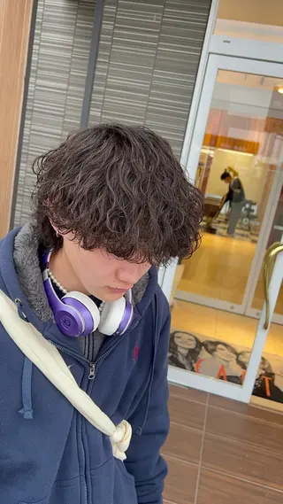 パーマ メンズ BLEACHi江俣店 齋藤仁夢のヘアスタイル