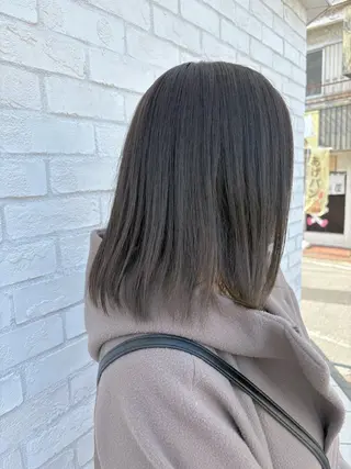 ミディアム カラー preak 🖤mizuki🖤のヘアスタイル