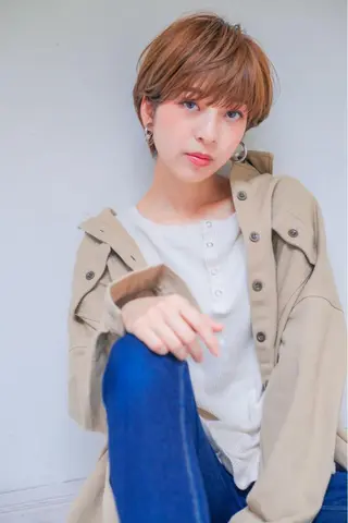 ショート 髪質改善レイヤー/ ボブたんの翔太のヘアスタイル