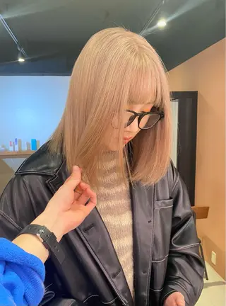 ミディアム カラー 小島 貴之のヘアスタイル