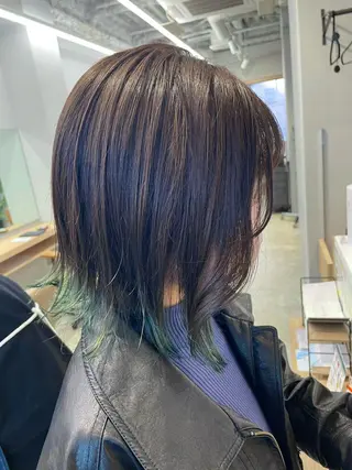 ミディアム SAEKI【ior 】北千住店ブリーチのヘアスタイル