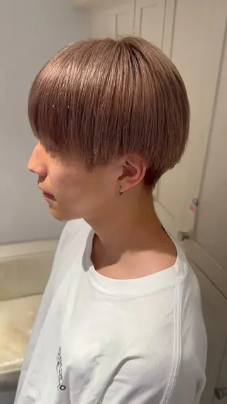 カラー メンズ Beleza Shibuya所属・ハイトーン美容師 🤍のあ🤍のヘアスタイル