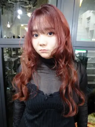 ロング カラー 太田 妃香/岡崎美容室のヘアスタイル