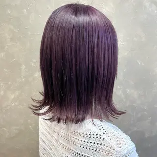 ミディアム カラー 有田裕真 【ブリーチカラー】のヘアスタイル