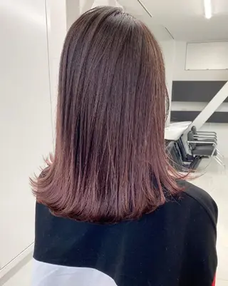 セミロング カラー siesta by amble luxeのヘアスタイル