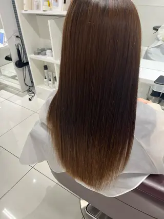 ロング りおな/エクステ /ミルクティーカラーのヘアスタイル