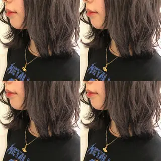 ミディアム カラー 🤎ベージュカラー 🐶メンズパーマのヘアスタイル