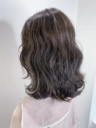 ミディアム カラー ヘアアレンジ レイヤーカット/艶髪 🎀笠原 優花🎀のヘアスタイル