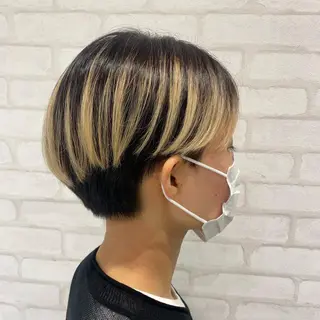 ショート カラー ノンダメージサロンBonheur銀座並木通り店所属・ULTOWA/銀座 ERIのヘアスタイル